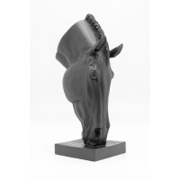Deco Object Horse Face Black 57cm