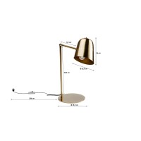 Lampe de table Théâtre Brass