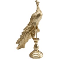 Decoration Figure Peacock Gold 39cm