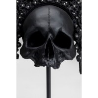 Oggetto decorativo King Skull nero 49cm