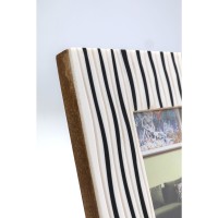 Cornice Black Stripes 10x10cm