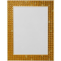 Specchio da parete Cialda Messing 80x100cm