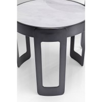 Coffee Table Perelli Black (3/Set)