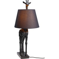 Table Lamp Animal Giraffe Matt Black