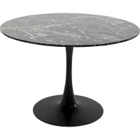 Tisch Schickeria Marmor Schwarz Ø110cm