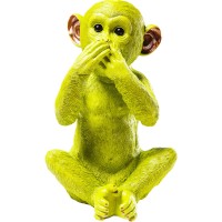Salvadanaio Monkey Iwazaru verde