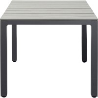 Table Sorrento gris 80x80cm
