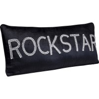 Cushion Beads Rockstar Black 35x80cm