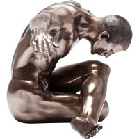 Deco Figure Nude Man Bow 137cm