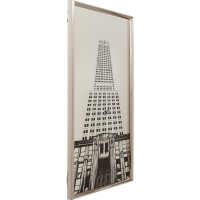Quadro con cornice Empire State Mirror 77x130cm