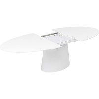 Extension Table Benvenuto White 200(50)x110cm