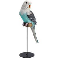 Deko Figur Parrot Türkis 36cm