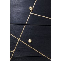 Sideboard Gold Vein 6 Drawers 145x82cm