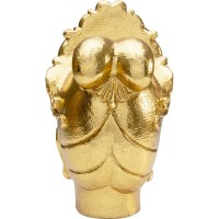 Deko Objekt Goddess Head Gold 39cm