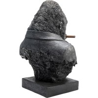 Deco Object Smoking Gorilla 48cm