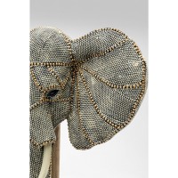 Deko Objekt Elephant Head Pearls 49cm