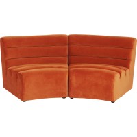 Elemento del divano Wave arancione