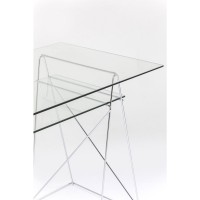 Table Polar Chrome 8 mm tempered glass
