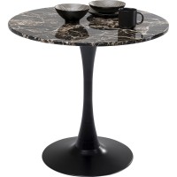 Tisch Schickeria Marmor Schwarz Ø80cm