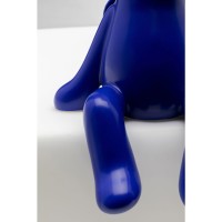 Figura decorativa Sitting Squirrel blu 20cm