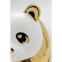 Deko Figur Sitting Panda Gold 18cm