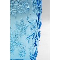 Verre à eau Ice Flowers bleu