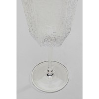 Red Wine Glass Cascata Clear