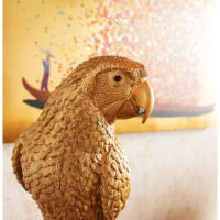 Deko Figur Parrot Gold