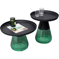 Tavolino da caffé Bottiglia verde Ø 60cm