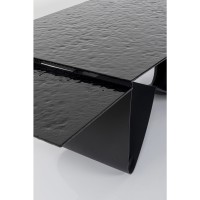 Table à rallonges Bellagio verre 180(40+40)x95cm