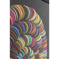 Tableau décoratif Pasta Colore Circles 80x80cm