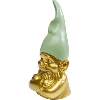 Figura decorativa Zwerg oro verde 21cm
