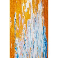 Tableau encadré Artistas orange 120x180cm