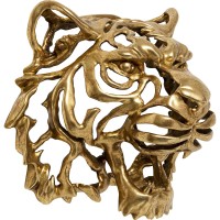 Wandschmuck Tiger Gold