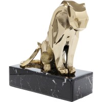 Deko Figur Lion on Marble 34cm