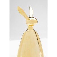 Figurine décorative Sitting Rabbit doré 35cm