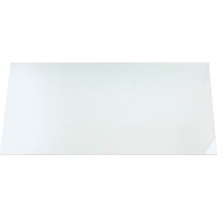 piano di vetro temperato trasparente 140x70x0,8cm