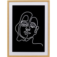 Gerahmtes Bild Faccia Arte Woman 60x80cm