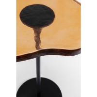 Table d appoint Lava orange Ø30cm
