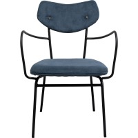 Chair with Armrest Viola Blue