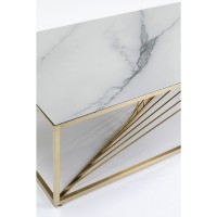 Table basse Art Marble verre 140x70cm