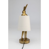 Tischleuchte Animal Rabbit Gold/Weiß 50cm