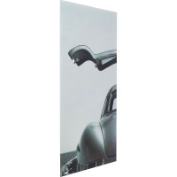 Picture Glass Triptych Oldtimer Back 240x160cm