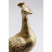 Deko Figur Peacock Gold 39cm