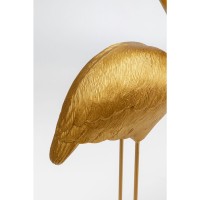 Figurine déco Flamingo Love doré 63cm