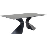 Table Gloria Black Ceramic Black 200x100cm