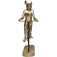 Deco Object Cyclist Rabbit 39cm