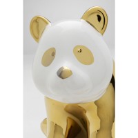 Figura decorativa Sitting Panda oro 18cm