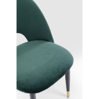 Stuhl Iris Velvet Grün