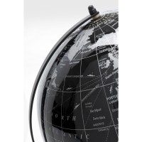 Deko Objekt Globe Top Schwarz 40cm